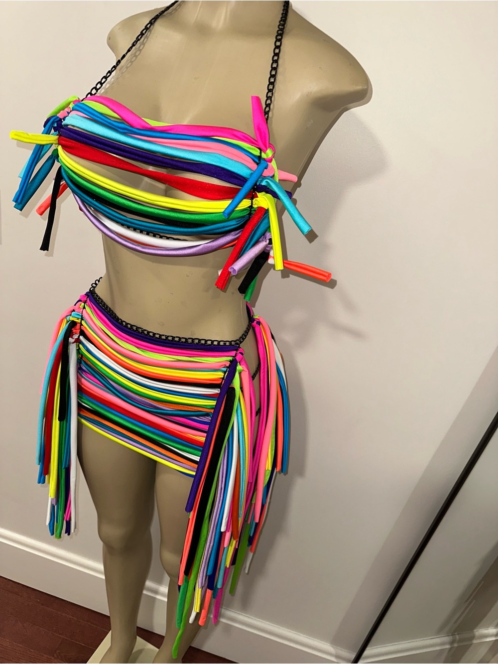 Custom Multi Color Skirt Set - Picture 5 of 6